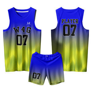 Ensembles d'uniformes de basketball réversibles personnalisés, respirants, en mesh de haute qualité, maillots de basketball sans manches sublimés pour hommes - Product Image 1