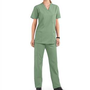 Customized Polyester Spandex Sublimation Women's <b>Nurse</b> <b>Scrub</b> Suits Hot Selling Hospital Uniforms Wholesale Available - Product Image 1