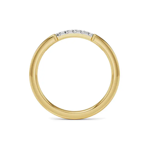 Bague de fiançailles minimaliste en or jaune 10 carats avec diamant de laboratoire rond brillant de 1,00 carat, clarté VS1, couleur F, certifié IGI - Product Image 3