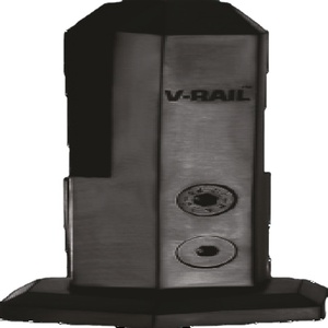 Rampe d'escalier en colimaçon de style moderne, main courante en laiton et acier inoxydable pour balcon, terrasse, villa, revêtement de sol, applications de centre commercial - Product Image 1