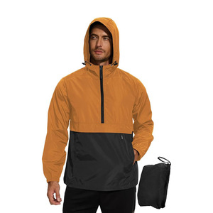 Men's <b>Rain</b> <b>Jacket</b> Waterproof Lightweight windbreaker Packable <b>Rain</b> <b>Pullover</b> for Hiking Golf Running Fishing Work - Product Image 1