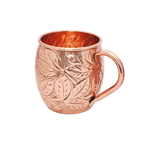 แก้วมักทำจากทองแดงแก้วมักแบบแข็งแก้วมักใส่กาแฟเหยือกทองแดงบริสุทธิ์แก้วมักทำจากทองแดงขนาด16ออนซ์ขายดี - Product Image 1