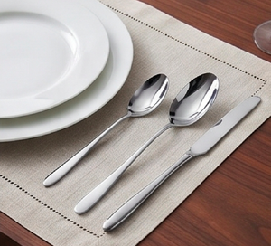 Ensemble de couverts modernes en acier inoxydable avec cuillère, fourchette et couteau, finition miroir haute brillance, résistant à la rouille, ustensiles de table pour mariage - Product Image 2