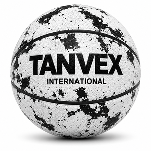 TANVEX INTERNATIONAL <b>Top</b> Sale High Quality Eco-Friendly <b>PVC</b> Cover Custom Natural Rubber Bladder Basketball Own Logo Custom Color - Product Image 5