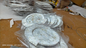 ถาดเสิร์ฟขนมแม่มุกสุดหรูเครื่องใช้บนโต๊ะอาหารอเนกประสงค์สำหรับร้านอาหารในโรงแรมห้องครัวในบ้านสำหรับวันอีดและเดือนรอมฎอน - Product Image 4