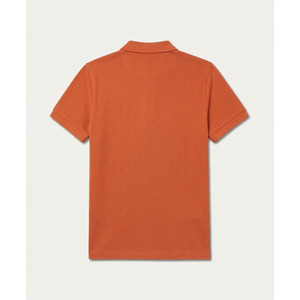Polo en coton à manches courtes pour homme KADIA, couleur unie, respirant, logo sur le devant, style décontracté, tissage Oxford - Product Image 2