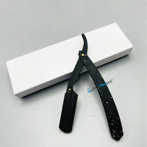 Private Label Shaving Razor Barber Razor Stainless Steel Straight Single Blade Barber Razor with LOGO Custom Packing Offers - Product Image 5