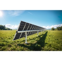 Système de suivi solaire intelligent à entraînement d'orientation mono-axe 1 MW avec kit de suivi et support de montage de panneau solaire à commande IA pour le suivi du soleil
