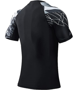 Rashguards Deportivos para Hombre, Transpirables, de Secado Rápido, Ecológicos, de Poliéster/Nailon, con Logotipo Personalizado, para Entrenamiento, Lucha y Natación, Venta al Por Mayor - Product Image 3
