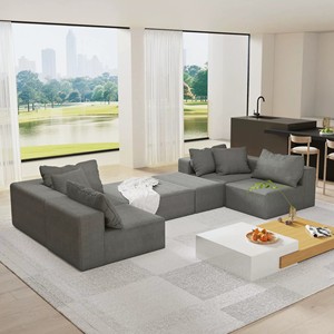Zmax chân không nén <span class=keywords><strong>Modular</strong></span> sofa Set | Tiết kiệm không gian và dễ dàng lắp ráp đồ nội thất nhỏ gọn cho căn hộ, văn phòng và không gian nhỏ - Product Image 4