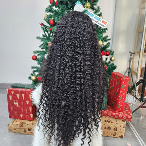 Peluca Afro Rizada Kinky al por Mayor con Encaje Transparente, Cabello Rizado Kinky Birmano, Peluca de Cabello Humano con Cierre Frontal de Encaje, Rizado Kinky - Product Image 4