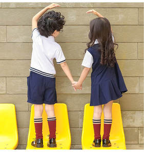 Fabricant professionnel d'uniformes scolaires britanniques d'été unisexes pour la maternelle et l'école primaire, conception personnalisée OEM ODM, vêtements scolaires - Product Image 5