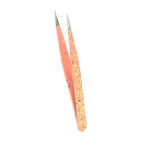 แหนบดึงขนตาสแตนเลส Kaamir Instruments ปลายเรียบป้องกันแม่เหล็ก ขนาด 10 มม. บรรจุภัณฑ์และโลโก้ปรับแต่งได้ - Product Image 1