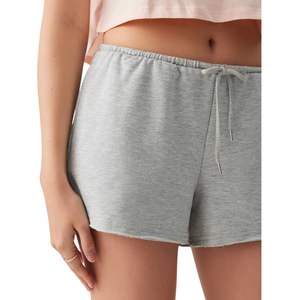 Shorts de détente en coton pour femmes, taille élastique avec cordon de serrage, décontractés, d'été, personnalisables avec logo, vente en gros OEM - Product Image 5