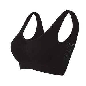 Sujetador Deportivo para Mujer de Nailon y Spandex Ecológico de Primera Calidad de Saleh Enterprises, Talla Grande, Resistente al Viento, Antibacteriano, Sin Costuras, con Efecto Push-Up - Product Image 6