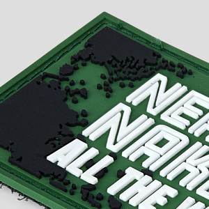 Banderas de Goma Termotransferibles, Parches de PVC 3D para Ropa, Etiquetas Suaves en Relieve, Logotipo de Goma de Silicona - Product Image 6