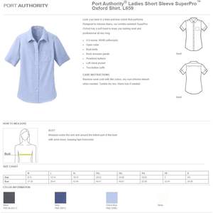 2025 camisas Super Pro Oxford para mujer L659 bordado personalizado con textos de logotipo agregue su propio diseño único - Product Image 5