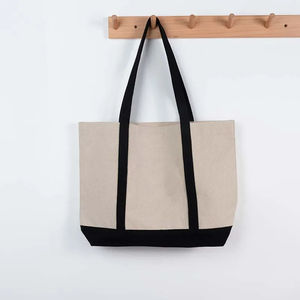 Sac fourre-tout en toile de coton personnalisé avec logo original 2026, sac à bandoulière de voyage en toile de haute qualité 05 - Product Image 1