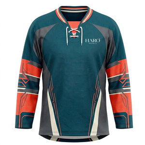 Ropa Deportiva Personalizada, Jersey de Hockey sobre Hielo Sublimado con Logotipo, Nombre y Número Personalizados para la Identidad del Equipo - Product Image 1