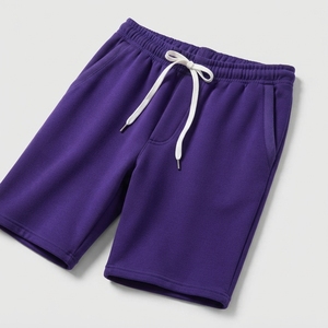 Pantalones Cortos Deportivos de Color Sólido, Tejido Transpirable con Bolsillos, Cintura Media, para Uso Casual, Gran Venta - Product Image 3
