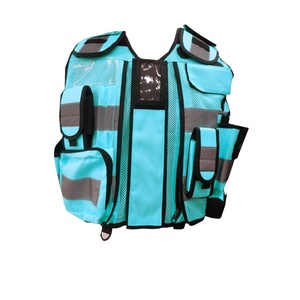 Chaleco de Seguridad Reflectante Unisex de Poliéster, Uniforme de Guardia, Chaqueta Táctica Multifuncional para Todas las Temporadas - Product Image 5