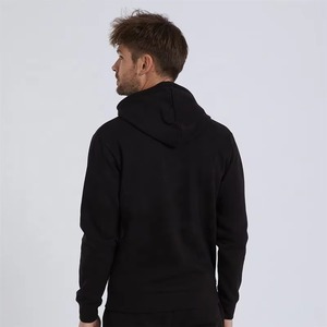 Wholesale Mens Hoodies OEM Custom Embroidery Pullover <b>Sweatshirt</b> Winter Casual Fashion Men's <b>Black</b> Fleece Zip-Up Jacket Stand - Product Image 6