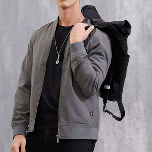 Custom <b>men</b> bomber <b>jacket</b> quilted puffer varsity windproof streetwear fishing <b>winter</b> breathable lightweight <b>men</b> fashion satin OEM - Product Image 4