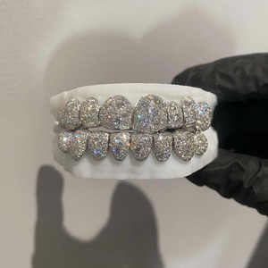 Anneau de nez unisexe en argent 925 style hip-hop, avec micro-incrustation de moissanite, style couronne, pour mariage ou usage quotidien - Product Image 5