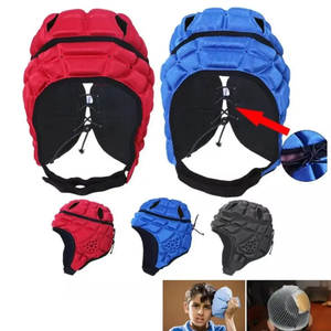 Casco de Fútbol con Esponja Protectora, Anticolisión, Absorción de Impactos, Casco de Portero, Protector de Cabeza, Protector de Cabeza para Esquí - Product Image 3