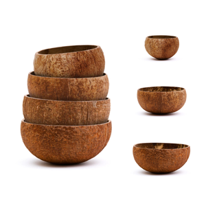 Tazones Ecológicos de Coco Natural, Tallados a Mano, para Servir Ensaladas de Vegetales Orgánicos, Tazones Sostenibles con Forma de Animales para Decoración - Product Image 2