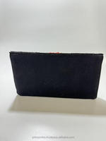Pochette en tissu de coton brodée d'abeilles et perlée, faite à la main, multicolore, pour soirée, de luxe, de créateur, personnalisée, portable, avec chaîne