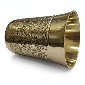 แก้วน้ำทองเหลืองแบบดั้งเดิมโดย MHQ Traders PVT LTD - Product Image 2