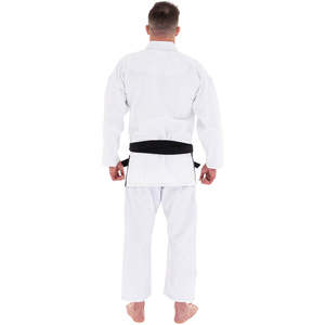 Kimono de Jiu-Jitsu Brasileño (BJJ) y Judo Personalizado al por Mayor de Alta Calidad - Uniforme de Artes Marciales Duradero 100% Algodón 220g con Logotipo Frontal - Product Image 4