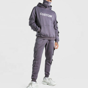 Custom New Arrival Tracksuit Jogger <b>Set</b> Without Zip Up Plain High Quality Manufacturing - Product Image 1