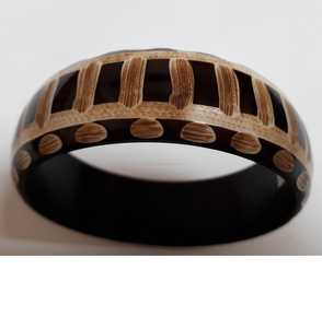 Resin <b>Mold</b> Floral Pattern Round Bangles Artistic Home Decoration Craft Accessories in Pink Purple Black Colors - Product Image 4