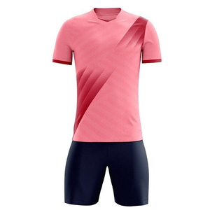 Uniformes de Fútbol Personalizados OEM de Primera Calidad, Camisetas de Entrenamiento, Diseño de Color Personalizado, 100% Poliéster, Manga Corta, Elásticas - Product Image 4