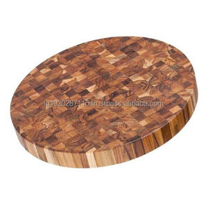 Tabla de cortar de madera maciza de gran formato para preparar comidas gourmet o servir platos finos en cenas - Product Image 3