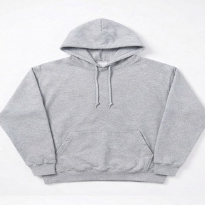 Sweat à capuche en polaire de luxe 300 GSM |   Pull-over uni anti-boulochage 80/20 coton |   Sweat-shirts unisexes personnalisés avec logo, toucher doux de qualité supérieure - Product Image 3