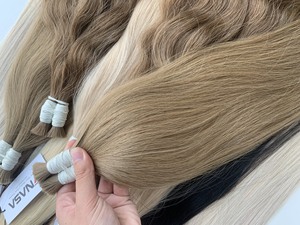 Prix de gros en vrac Extensions de cheveux Cheveux du donneur Double noyade 100 grammes Couleurs foncées 8 pouces - Product Image 5