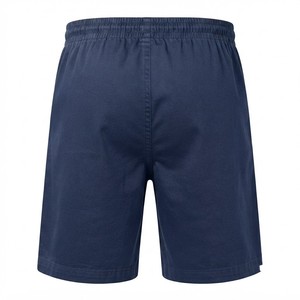 Shorts Bermuda pour Homme Bleu Marine Couleur Unie avec Cordon de Serrage 100% Coton Toile Séchage Rapide Décontracté avec Poches Taille Haute Bande Élastique - Product Image 2