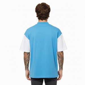 เสื้อยืดฮิปฮอปสั่งทำพิเศษ สีสันตามต้องการ เสื้อผ้าลำลองฤดูร้อนสำหรับผู้ชาย ผ้าฝ้าย 100% ทรงโอเวอร์ไซส์ ระบายอากาศได้ดี สกรีนโลโก้ตามสั่ง ผ้า 180 กรัม แห้งเร็ว - Product Image 5