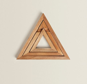Sous-plat rectangulaire en bois anti-chaleur pour théière, support décoratif de table pour théière et marmite chaude - Product Image 3