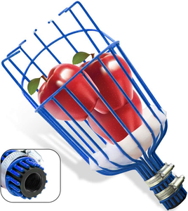 Cabezal de Cesta Recolectora de Frutas de Metal Reforzado, Herramienta Universal para Recoger Manzanas, Mangos, Naranjas, Limones y Peras - Product Image 1
