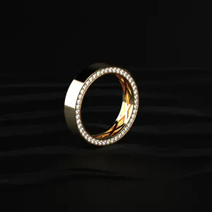 1CT Round Brilliant Cut Lab Grown Diamond Men's Engagement <b>Ring</b> 14K Gold IGI Certified Luxury Maximum Sparkle <b>Indian</b> Supplier - Product Image 1