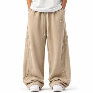 Hot Selling Factory Price High Quality <b>Men</b> Lightweight Casual Mid Wide Leg <b>Trouser</b> Quick Dry Breathable Winter - Product Image 1