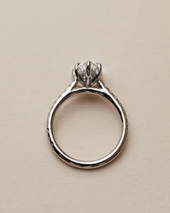 Igi/gia แล็บตัดเพชรวินเทจ14K สีเหลืองแหวนแต่งงาน/งานหมั้นใส่ได้ทั้งชายและหญิงสีขาวทองคุณภาพดีสำหรับงานปาร์ตี้ครบรอบ-คุ้มค่า - Product Image 2