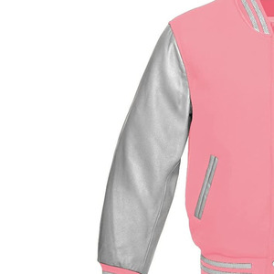 Blouson universitaire élégant, blouson bomber streetwear moderne, mélange de laine, broderie personnalisée, vente en gros usine OEM - Product Image 4