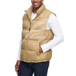 Gilet matelassé léger pour homme, gilet chauffant sans manches avec poches zippées, col montant, idéal pour l'hiver - Product Image 3
