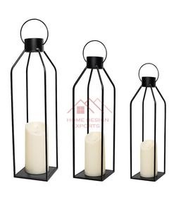 Handmade Metal Frame <b>Lantern</b> Eid Gardner Decor Candle Holder <b>Wooden</b> <b>Lantern</b> - Product Image 3