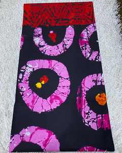 Tela Africana Personalizada con Estampado de Cera y Algodón Ankara, Diseño Tradicional Vibrante, Mercado del Congo - Product Image 1